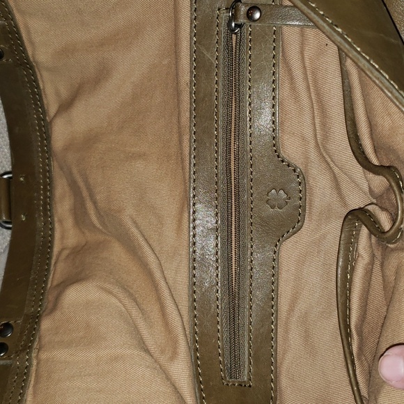 Lucky Brand Olive Green Satchel - Picture 4 of 7